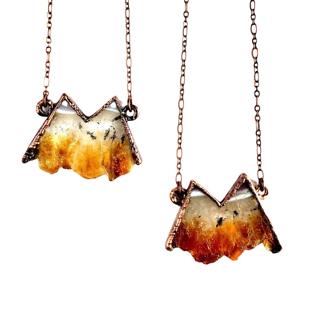 Citrine Mountain Necklace